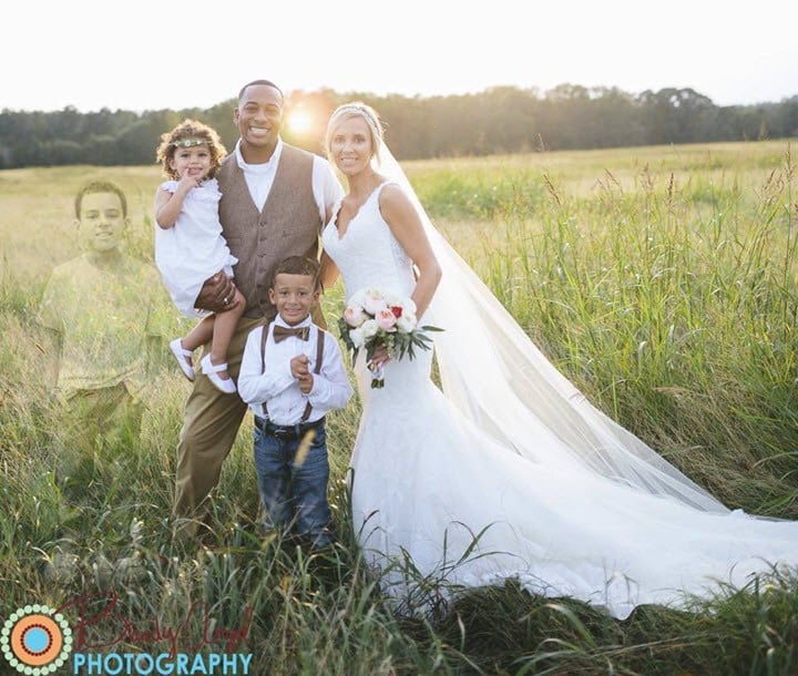 Photoshopped wedding photos
