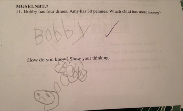 Funny maths answer