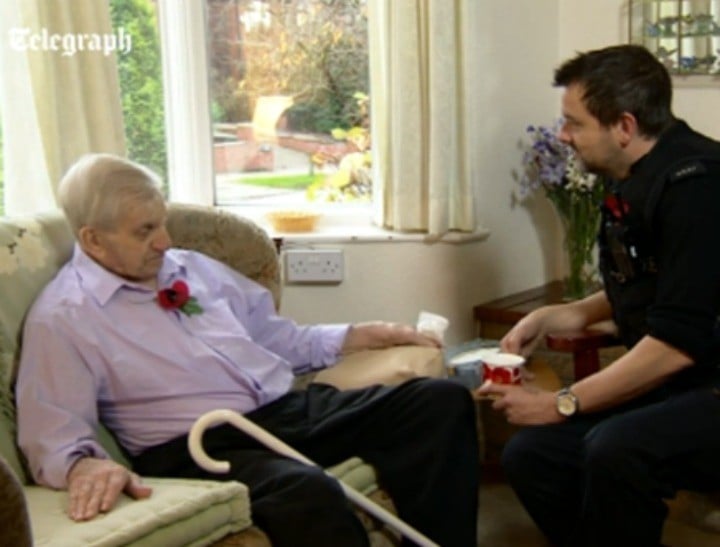 elderly couple call police