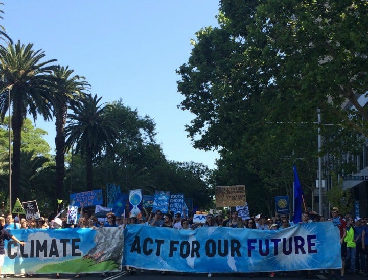 Paris climate change shoe protest