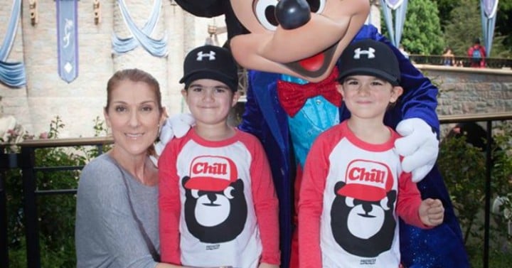 Celine Dion and children