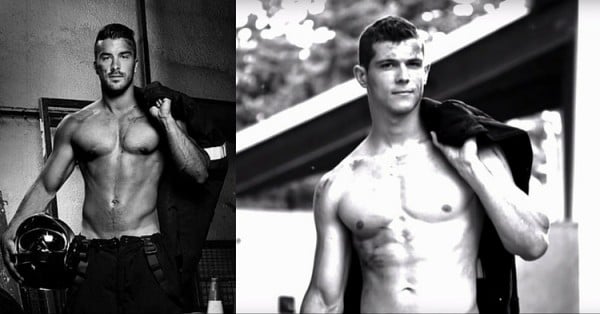 french firefighter calendar