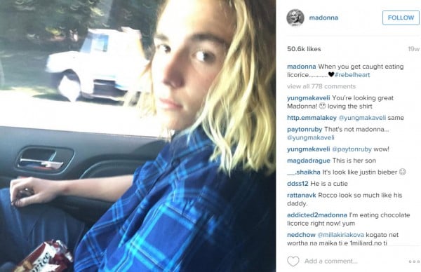 madonna son christmas court
