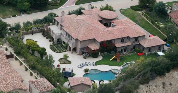 kylie jenner home aerial