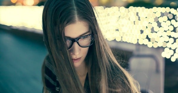 sad pensive woman