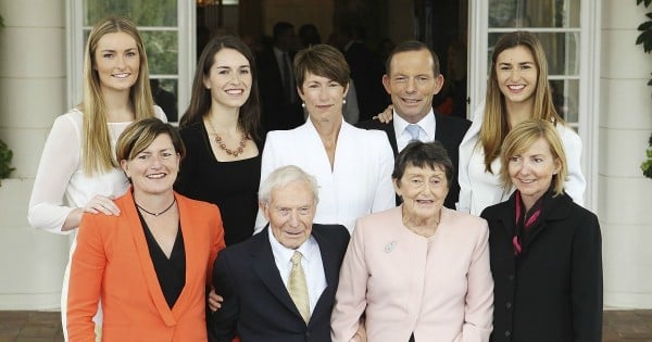<> on September 18, 2013 in Canberra, Australia. Tony Abbott was today sworn is as the 28th Prime Minister of Australia, with his parliamentary secretaries and ministers also being confirmed by the Governor-General. Abbott has proclaimed today will be a day of action and plans to start the process to repeal the carbon tax and reduce the number of asylum seeker arrivals.