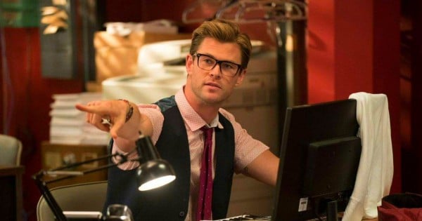 Chris Hemsworth via Ghostbusters.comColumbia Pictures