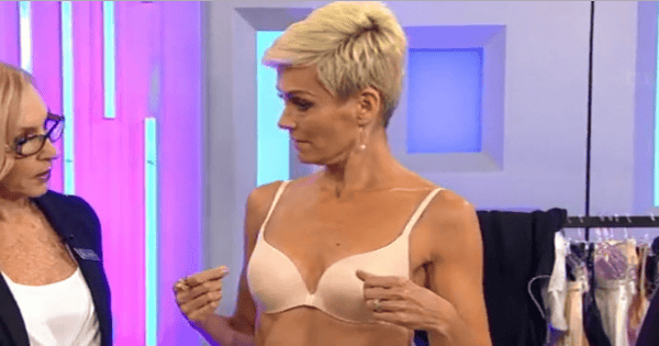 Jess Rowe on Studio 10 discovered she had big boobs.