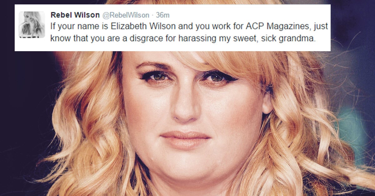 Rebel Wilson just trolled followers with this joke about her