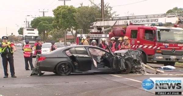 BMW crash