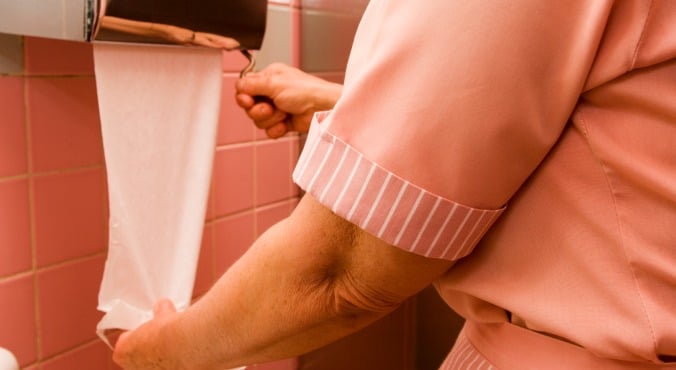 Paper towels vs. hand dryers: A public restroom dilemma