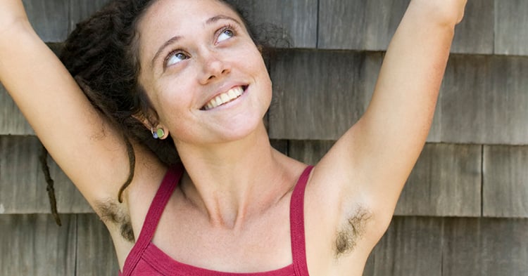 Women hairy armpits: I shaved mine for my boyfriend.