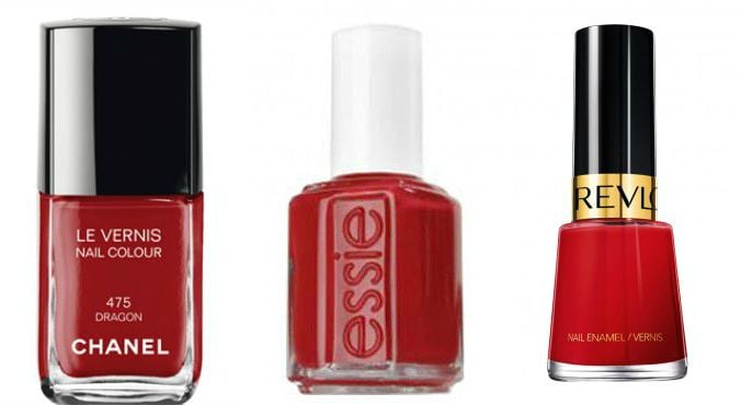The 10 most popular red nail polishes in the world.