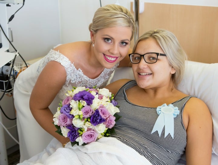 bridesmaid went into labour