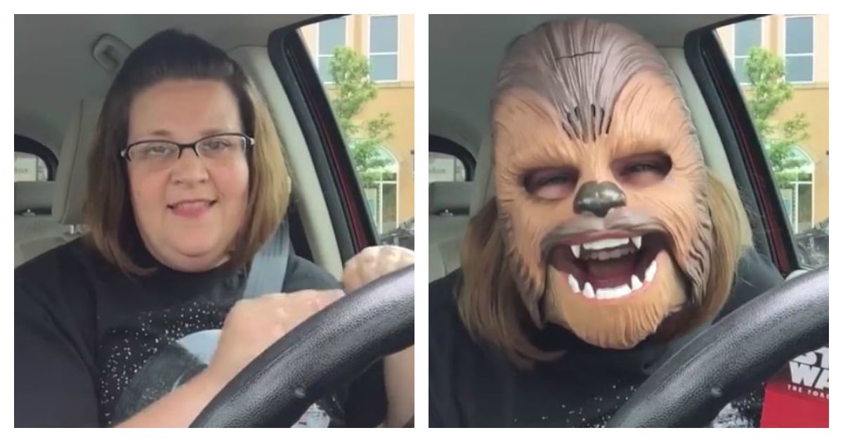 This is the Candace Payne chewbacca video everyone is talking about.