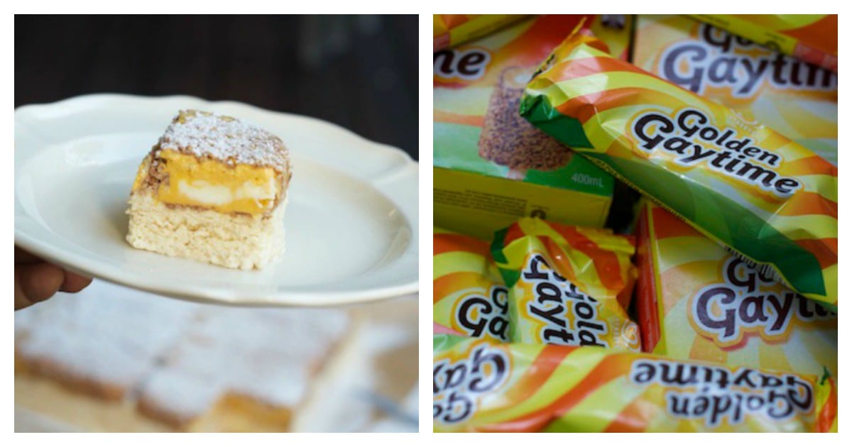How to make an easy Golden Gaytime ice cream cake.