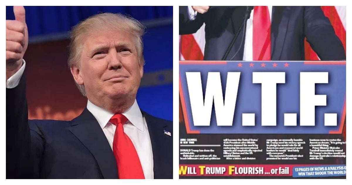 Newspaper Headlines Around The World React To The Trump Victory.