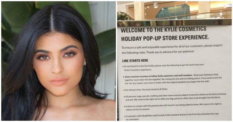 Kylie Jenner Pop-Up Store Rules