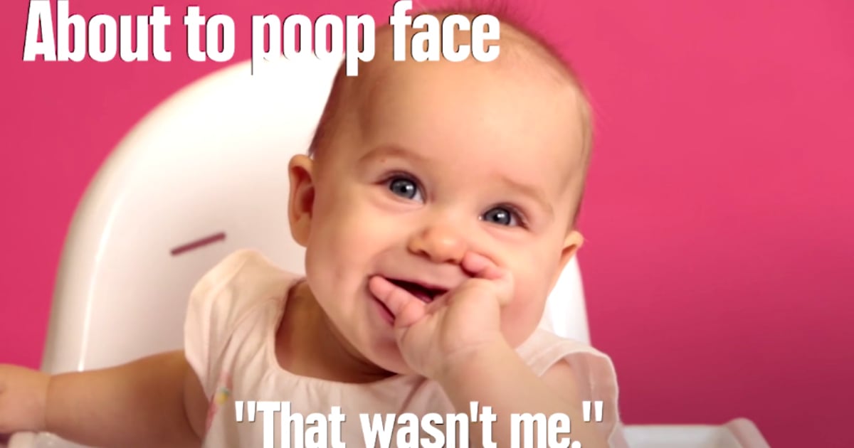 We've figured out what funny baby faces really mean.