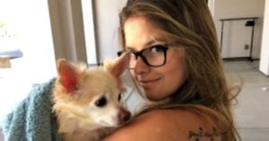 woman smuggled dog into hospital