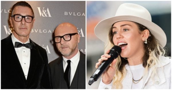 miley cyrus dolce and gabbana