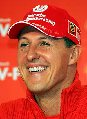 Michael Schumacher can recognise his children once again.