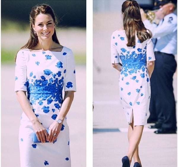 Here's what Kate Middleton wore today while in Brisbane.