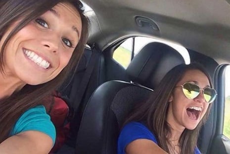 bride killed in car crash 1 Minutes before she died, bride to be Collette Moreno took this selfie.