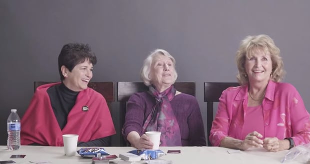 VIDEO: Grandmas get stoned for the first time.