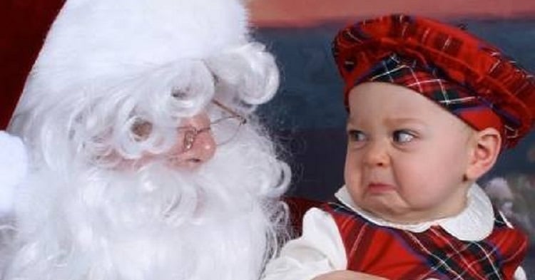 Santa photos gone wrong often have a lot to do with parents