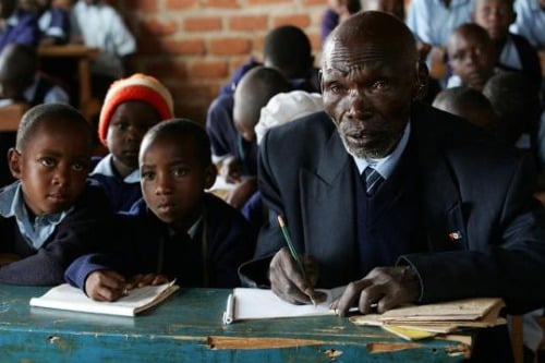 Kimani Maruge the first grader proves you're never too old.