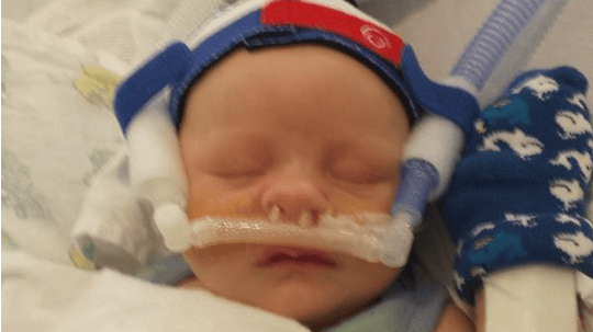 Tiny baby Riley passed away from whooping cough.