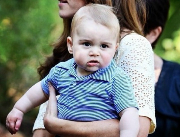A new photo of Prince George released on his birthday.