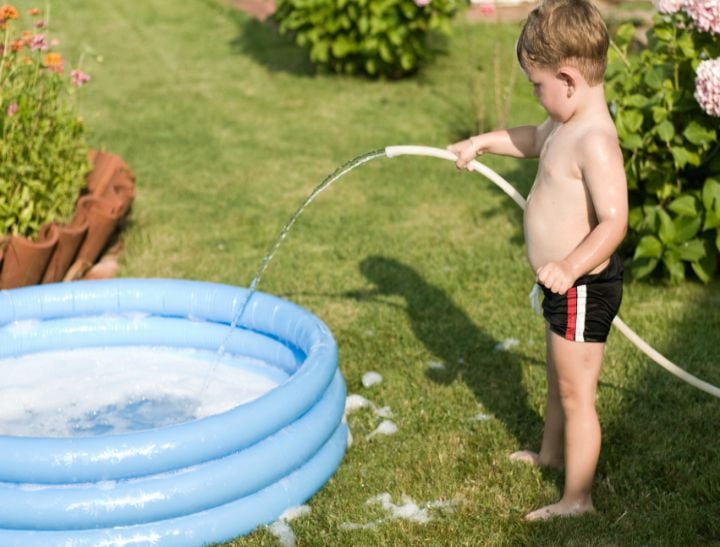 putting in a pool