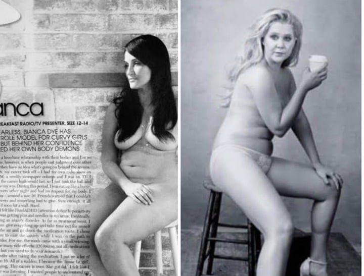 720px x 547px - Bianca Dye on Amy Schumer posing nude for Pirelli