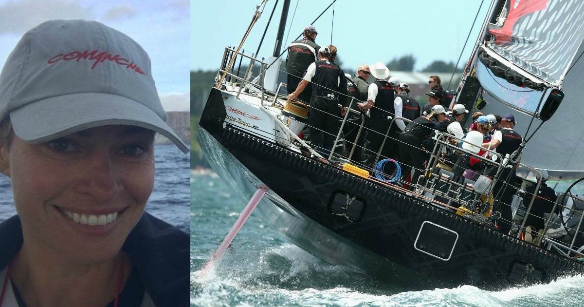 Kristy Hinze makes sailing history in Sydney to Hobart.