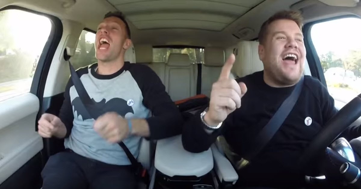Chris Martin carpool karaoke