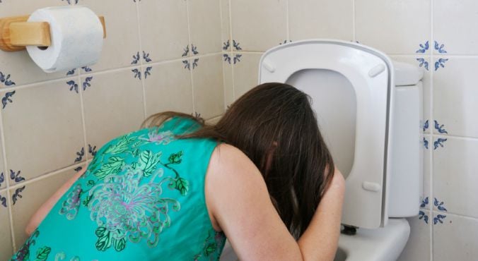 What causes morning sickness if you're not pregnant?