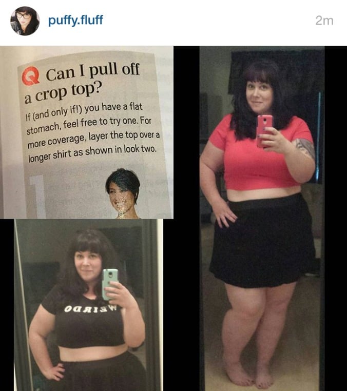 O Magazine's fat shaming sparks RockTheCrop movement.