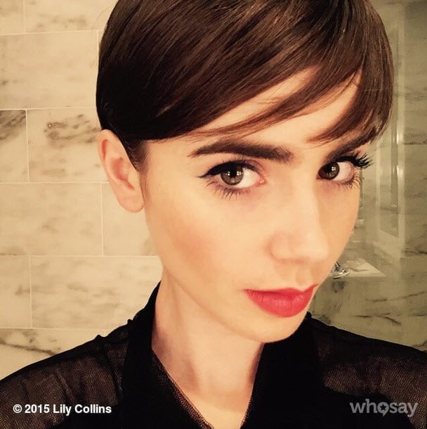 lily collins eyebrows 2