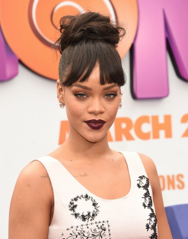 Rihanna With A Fringe Is A Look We Love