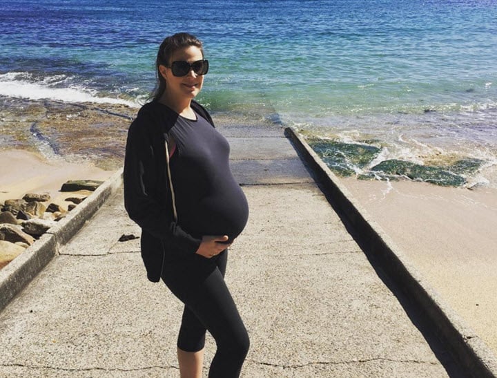 Look Rebecca Hall Shares Photo Of Baby Bump On Instagram