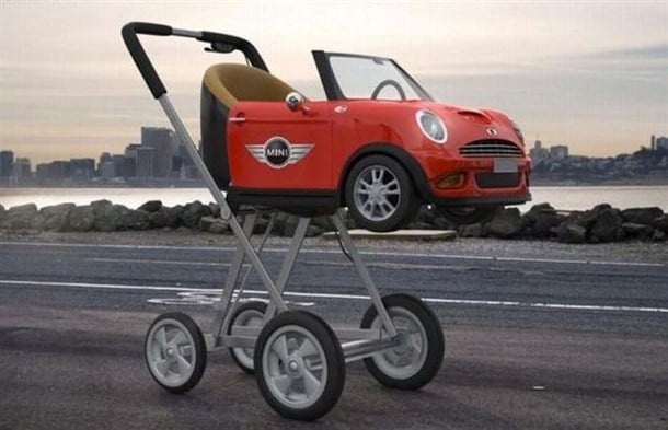 Image result for pram car