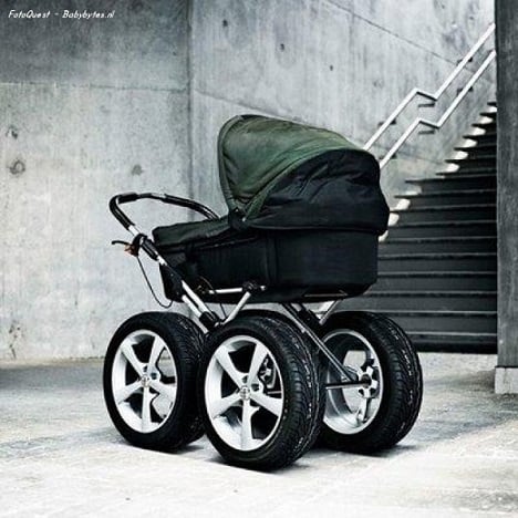 baby stroller big wheels