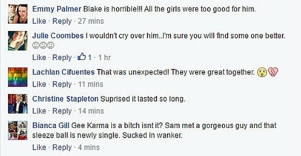 blake and louise split