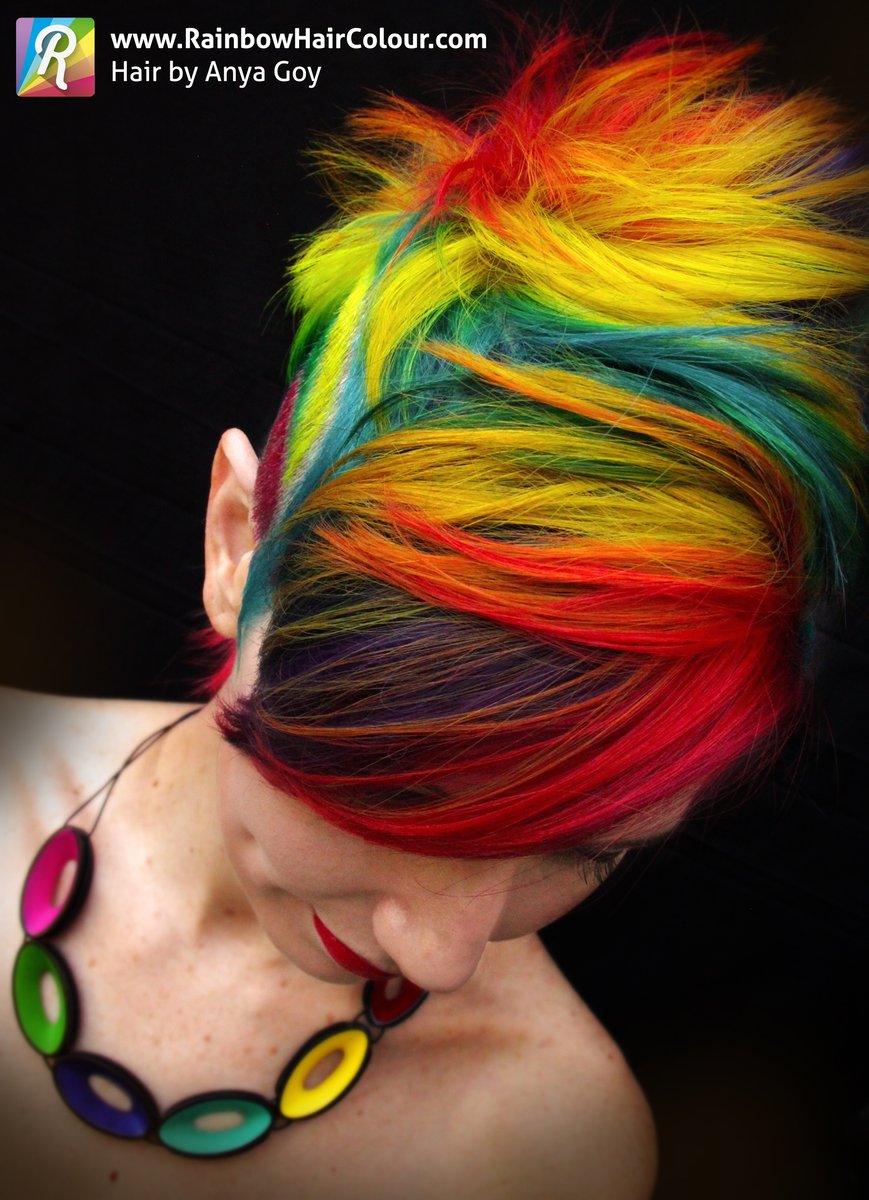 We meet rainbow hair specialist Anya Goy.