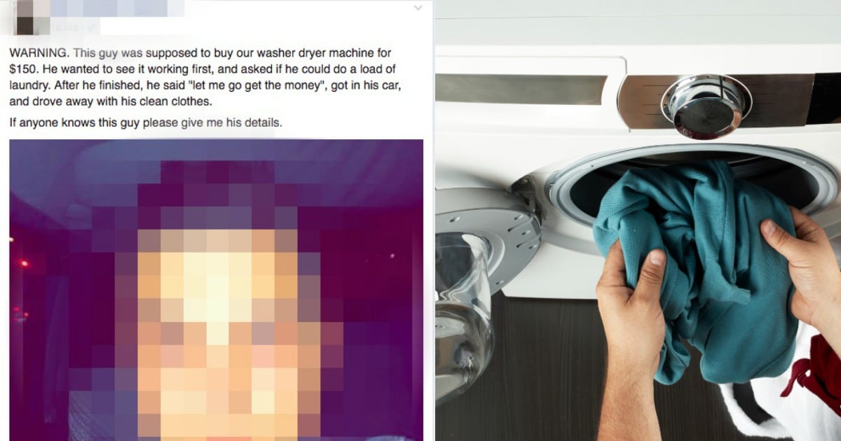 washing machine scam