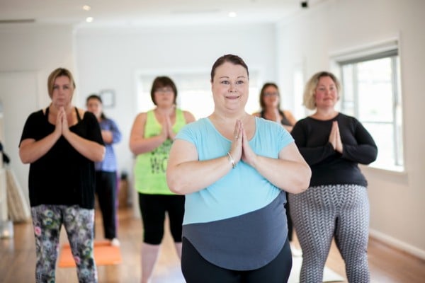 Plus size Yoga Instructor shows off her curves as she shares her