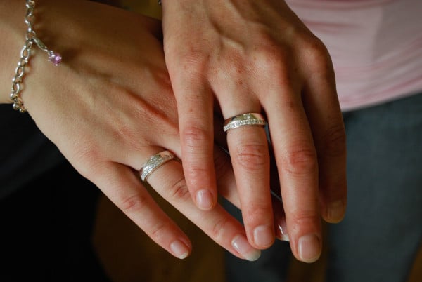 wedding rings gay couple