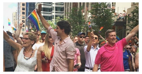 justin trudeau pride